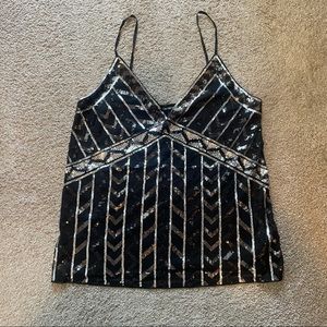 Sequin tank from Express